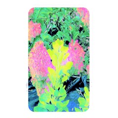 Fluorescent Yellow Smoke Tree With Pink Hydrangea Memory Card Reader (Rectangular)