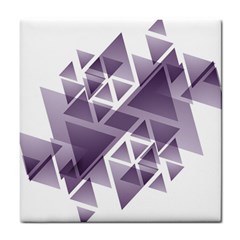 Geometry Triangle Abstract Tile Coasters