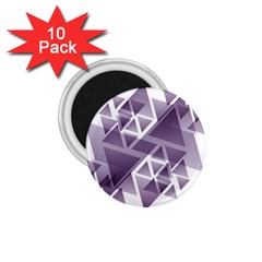 Geometry Triangle Abstract 1.75  Magnets (10 pack) 