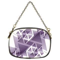 Geometry Triangle Abstract Chain Purse (two Sides)