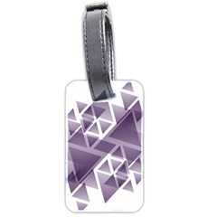 Geometry Triangle Abstract Luggage Tags (two Sides)