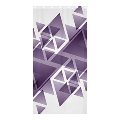 Geometry Triangle Abstract Shower Curtain 36  X 72  (stall) 