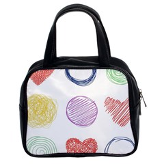 Geometry Euclidean Vector Classic Handbag (two Sides)