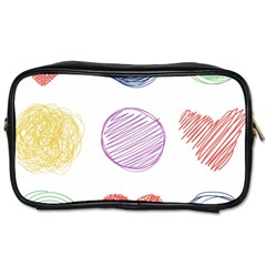 Geometry Euclidean Vector Toiletries Bag (two Sides)