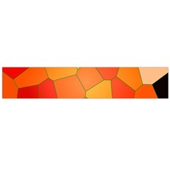 Background Pattern Orange Mosaic Large Flano Scarf 