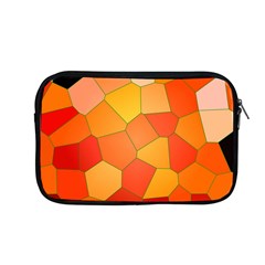 Background Pattern Orange Mosaic Apple MacBook Pro 13  Zipper Case