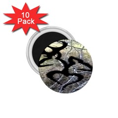 Black Love Browning Deer Camo 1.75  Magnets (10 pack) 