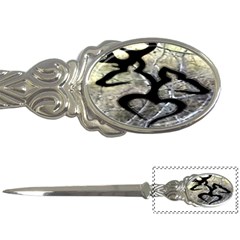 Black Love Browning Deer Camo Letter Opener