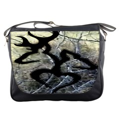 Black Love Browning Deer Camo Messenger Bag
