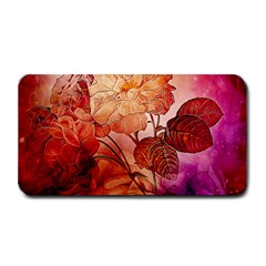 Flower Power, Colorful Floral Design Medium Bar Mats by FantasyWorld7