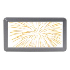 Yellow Firework Transparent Memory Card Reader (mini)