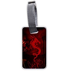 Wonderful Red Chinese Dragon Luggage Tags (one Side)  by FantasyWorld7