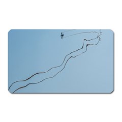 Airplane Airplanes Blue Sky Magnet (rectangular)