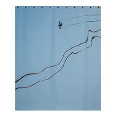Airplane Airplanes Blue Sky Shower Curtain 60  X 72  (medium)  by Mariart