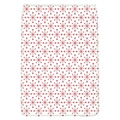 Pattern Christmas Pattern Red Stars Removable Flap Cover (l)