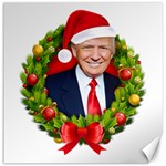 Trump Wraith Make Christmas Trump Only Sticker Trump Wrait Pattern13k Red Only Canvas 16  x 16  15.2 x15.41  Canvas - 1