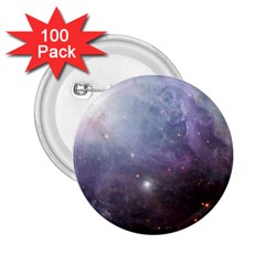 Orion Nebula Pastel Violet Purple Turquoise Blue Star Formation  2 25  Buttons (100 Pack)  by genx