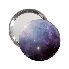 Orion Nebula Pastel Violet Purple Turquoise Blue Star Formation  2 25  Handbag Mirrors