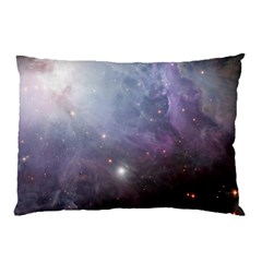 Orion Nebula Pastel Violet Purple Turquoise Blue Star Formation  Pillow Case by genx