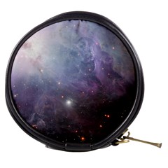 Orion Nebula Pastel Violet Purple Turquoise Blue Star Formation  Mini Makeup Bag by genx