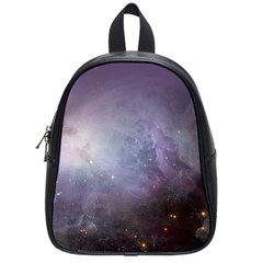 Orion Nebula Pastel Violet Purple Turquoise Blue Star Formation School Bag (small) by genx