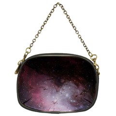 Eagle Nebula Wine Pink And Purple Pastel Stars Astronomy Chain Purse (two Sides)