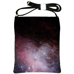 Eagle Nebula Wine Pink And Purple Pastel Stars Astronomy Shoulder Sling Bag