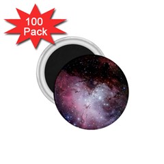 Eagle Nebula Wine Pink And Purple Pastel Stars Astronomy 1 75  Magnets (100 Pack)  by genx
