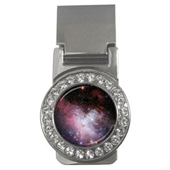 Eagle Nebula Wine Pink And Purple Pastel Stars Astronomy Money Clips (cz) 