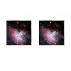 Eagle Nebula Wine Pink And Purple Pastel Stars Astronomy Cufflinks (square)