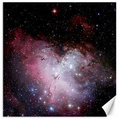 Eagle Nebula Wine Pink And Purple Pastel Stars Astronomy Canvas 16  X 16 