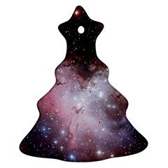 Eagle Nebula Wine Pink And Purple Pastel Stars Astronomy Ornament (christmas Tree) 