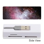 Eagle Nebula Wine Pink and Purple pastel Stars Astronomy Memory Card Reader (Stick) Front