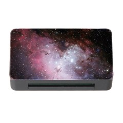Eagle Nebula Wine Pink And Purple Pastel Stars Astronomy Memory Card Reader With Cf