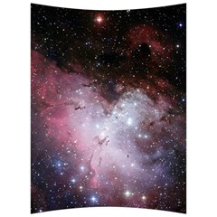 Eagle Nebula Wine Pink And Purple Pastel Stars Astronomy Back Support Cushion
