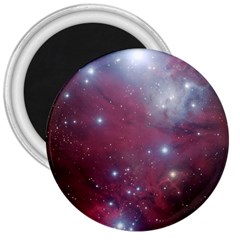 Christmas Tree Cluster Red Stars Nebula Constellation Astronomy 3  Magnets by genx