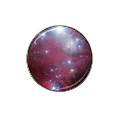 Christmas Tree Cluster Red Stars Nebula Constellation Astronomy Hat Clip Ball Marker (4 Pack)