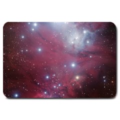 Christmas Tree Cluster Red Stars Nebula Constellation Astronomy Large Doormat 