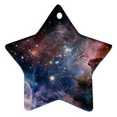 Carina Nebula NGC 3372 the Grand Nebula Pink Purple and Blue with shiny stars Astronomy Ornament (Star)