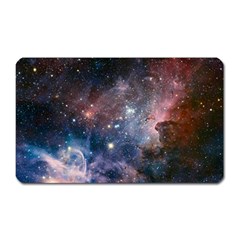 Carina Nebula Ngc 3372 The Grand Nebula Pink Purple And Blue With Shiny Stars Astronomy Magnet (rectangular) by genx