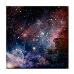 Carina Nebula Ngc 3372 The Grand Nebula Pink Purple And Blue With Shiny Stars Astronomy Face Towel by genx