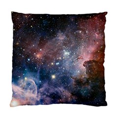 Carina Nebula Ngc 3372 The Grand Nebula Pink Purple And Blue With Shiny Stars Astronomy Standard Cushion Case (one Side) by genx