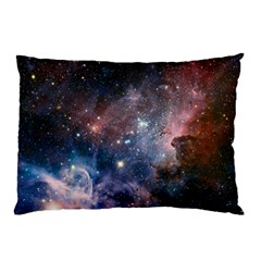 Carina Nebula Ngc 3372 The Grand Nebula Pink Purple And Blue With Shiny Stars Astronomy Pillow Case by genx