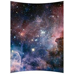 Carina Nebula Ngc 3372 The Grand Nebula Pink Purple And Blue With Shiny Stars Astronomy Back Support Cushion by genx