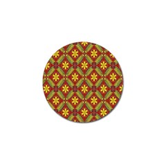 Abstract Floral Pattern Background Golf Ball Marker (4 Pack)