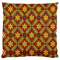 Abstract Floral Pattern Background Large Cushion Case (one Side)