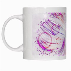 Colorful Butterfly Purple White Mugs