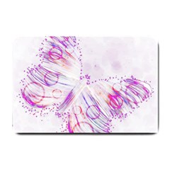 Colorful Butterfly Purple Small Doormat 