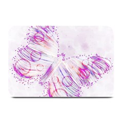 Colorful Butterfly Purple Plate Mats by Mariart