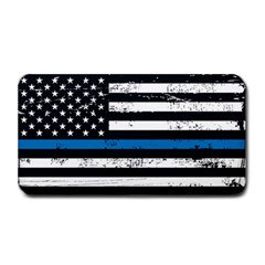 I Back The Blue The Thin Blue Line With Grunge Us Flag Medium Bar Mats by snek